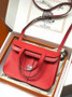 Hermes Halzan 25 Bag Togo Leather Gold H082188 - Default Title - View 4