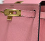 Hermes Kelly Mini II Bag 20 Light Pink Epsom with Gold Hardware - Default Title - View 8