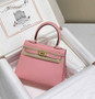 Hermes Kelly Mini II Bag 20 Light Pink Epsom with Gold Hardware - Default Title - View 5