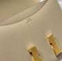Hermes Constance 23 Box Epsom Leather Light Gray Gold H082907 - Default Title - View 6