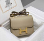 Hermes Constance 23 Box Epsom Leather Light Gray Gold H082907 - Default Title - View 2