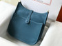 Hermès Evelyne III 29 Bag Taurillon Clemence Blue - Default Title - View 2