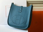 Hermès Evelyne III 29 Bag Taurillon Clemence Blue - Default Title - View 1