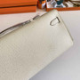 Hermès Kelly Cut Clutch 31cm Epsom Leather Beige Silver - Default Title - View 4
