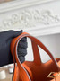 Hermès Picotin Lock 18 pocket bag Togo Leather H935100 orange - silver - View 4