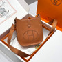 Hermes Mini Evelyne 16 Bag in Taurillon Clemence Leather H069430 - Default Title - View 1
