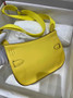 Hermes Jypsiere mini bag Yellow Silver Swift Leather H25651 - Default Title - View 2