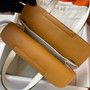 Hermes Halzan 25 Bag Togo Leather Gold H082187 - Default Title - View 8