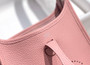 Hermès Evelyne 18 Togo Leather Shoulder Mini Bag Silver Pink - Default Title - View 7