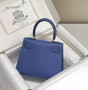 Hermes Kelly Mini II Bag 20 Blue Epsom with Gold Hardware - Default Title - View 2