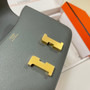Hermes Constance Bag 19 Gray Green Epsom Leather Gold H0839317 - Default Title - View 6