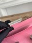 Hermes Constance Epsom Leather 19cm Pink Silver H082208 - Default Title - View 7