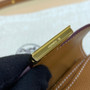 Hermes Constance Slim Wallet Tan Epsom Leather Gold H082084 - Default Title - View 7