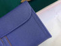 Hermes Jige 29cm Wallet Clutch In Epsom Leather Dark Blue - Default Title - View 4