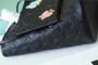 Louis Vuitton M21733 LV x YK Neverfull MM Monogram black Leather