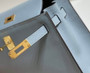 Hermès Kelly Danse II light blue Evercolor leather with gold - Default Title - View 8