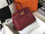 Hermès Birkin 30cm wine red Togo gold Hardware - Default Title - View 3