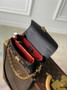 Louis Vuitton Pochette Métis East West M46596 Black Empreinte Leather