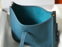 Hermès Evelyne III 29 Taurillon Clemence Bag Half Hand Blue Gold - Default Title - View 8