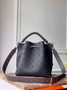 Louis Vuitton Muria Bucket Bag M55800 - Black Leather Handbag - Default Title - View 1
