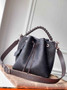 Louis Vuitton Muria Bucket Bag M55800 - Black Leather Handbag - Default Title - View 4