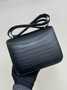 Hermes Constance Crocodile Leather Bag Black Silver H282276 - 19cm - View 2
