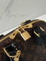 Louis Vuitton Alma BB Mini Top Handle Bag M53152 Monogram Black