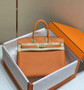 Hermès Birkin 30cm orange Togo Gold Hardware - Default Title - View 3