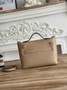 Hermès 24/24 Mini Bag Evercolor Swift Leather Gray Gold - Default Title - View 3