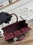 Hermès Birkin 25 Bag Wine Red Epsom Leather H625642 - Default Title - View 5