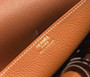Hermes Mini Halzan 22 Bag Tan Togo Leather H082144 - Default Title - View 7