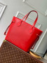 Louis Vuitton Neverfull MM Bag M12755 Red Epi grained leather