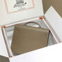 Hermès Kelly Messenger Bag Togo leather Silver hardware 34cm Gray - Default Title - View 4