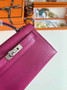 Hermès Kelly II Sellier Mini 2024 Purple Goatskins Leather Silver - Default Title - View 5