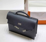 Hermès Kelly Messenger Bag Togo leather Silver hardware 34cm Black - Default Title - View 2