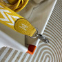 Hermes Evelyne III 17 Yellow Togo Leather Bag Silver H5609 - Default Title - View 5