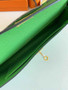 Hermès Kelly Cut Clutch 31cm Epsom Leather Gold Green - Default Title - View 5