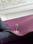 Hermes Lindy Mini Bag Togo Leather Purple Silver H68614 - Default Title - View 8