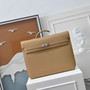 Pre-owned Hermès Kelly Dépêche 36 Briefcase in Apricot Togo Calfskin - Default Title - View 1
