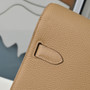 Pre-owned Hermès Kelly Dépêche 36 Briefcase in Apricot Togo Calfskin - Default Title - View 8