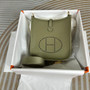 Hermes Evelyne III 17 Green Togo Leather Bag Gold H5614 - Default Title - View 1
