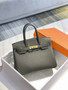 Hermès Birkin 30cm Green Togo Gold Hardware - Default Title - View 1