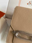 Hermès Mini Roulis Bag Apricot Evercolor Gold Hardware H50332 - Default Title - View 6