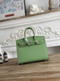 Hermès Birkin 25 Bag Green Epsom Leather H625646 - gold - View 2