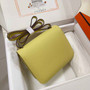 Hermes Constance Bag 19 Light Yellow Epsom Leather Silver H0839321 - Default Title - View 3