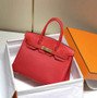Hermès Birkin 30cm red Togo Gold Hardware - Default Title - View 1