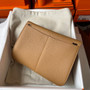 Hermes Halzan 25 Bag Togo Leather Gold H082185 - Default Title - View 8