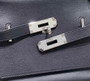 Hermes Jypsiere mini bag Black Swift Leather Silver H25603 - Default Title - View 10