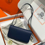 Hermes Constance Box Epsom Leather Navy Blue Silver H082690 - Default Title - View 2