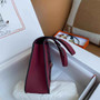 Hermes Halzan 25 Bag Purple Togo Leather Gold H082178 - Default Title - View 5